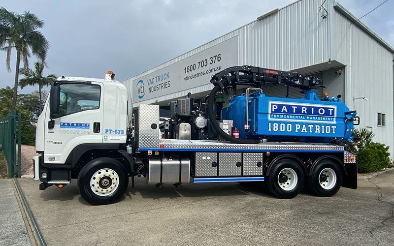 p patriot vac truck